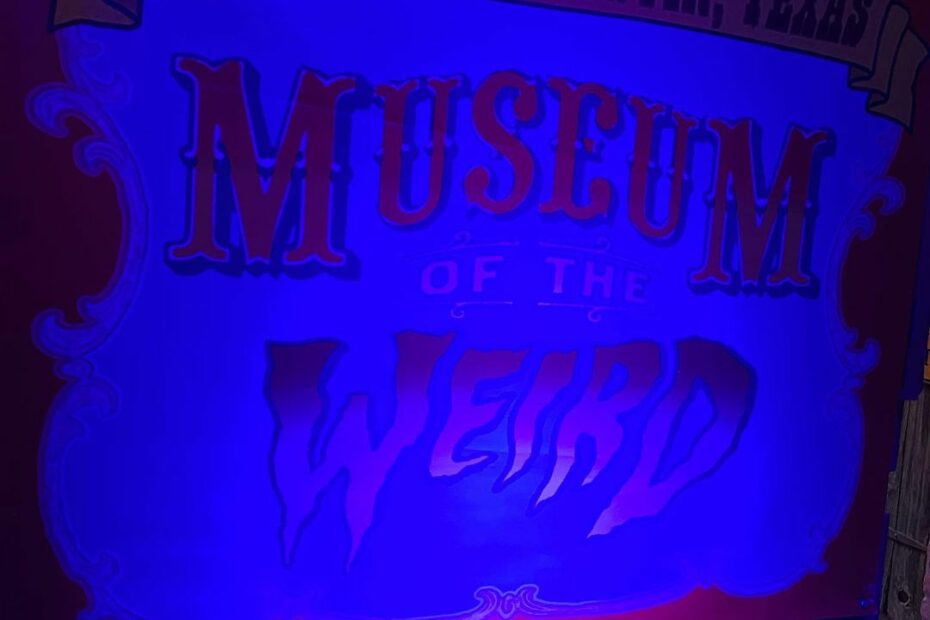 museum of the weird sign