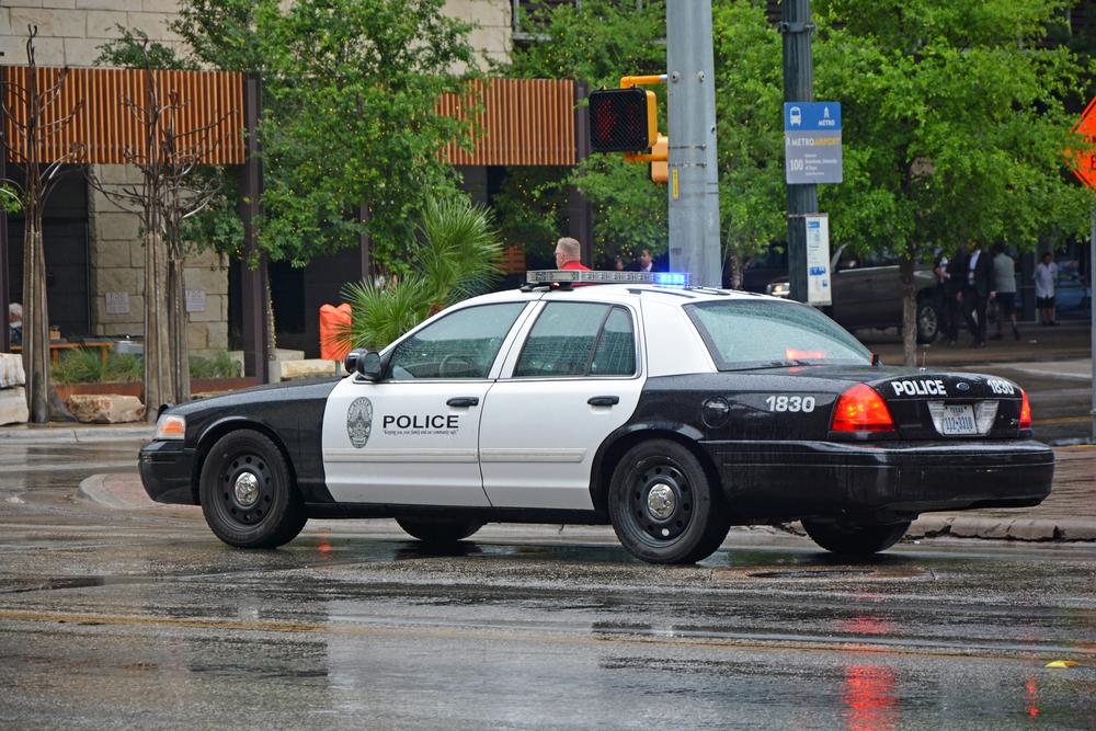 cop car in austin texas