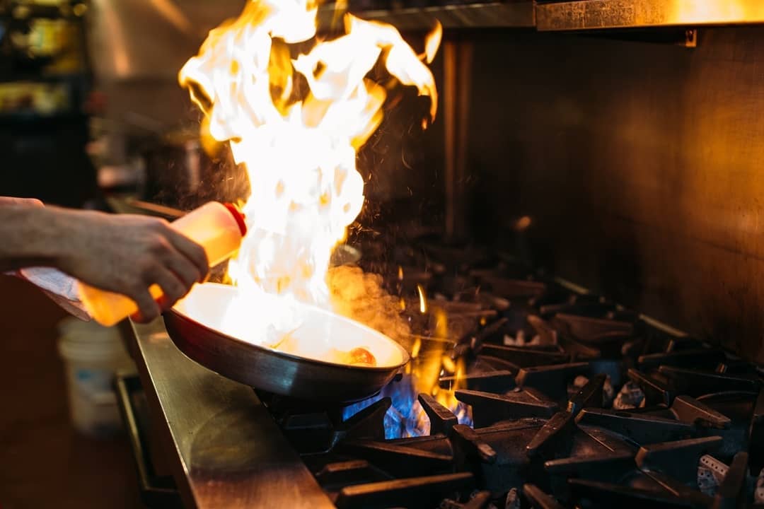 food cooking at olive and june in austin texas