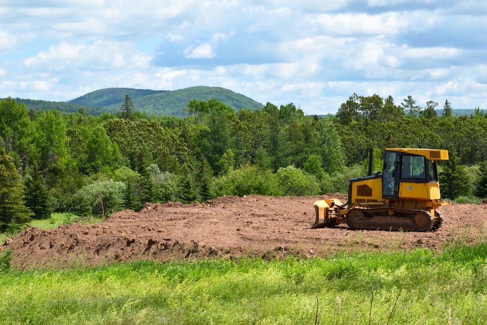 bulldozer used in land clearing